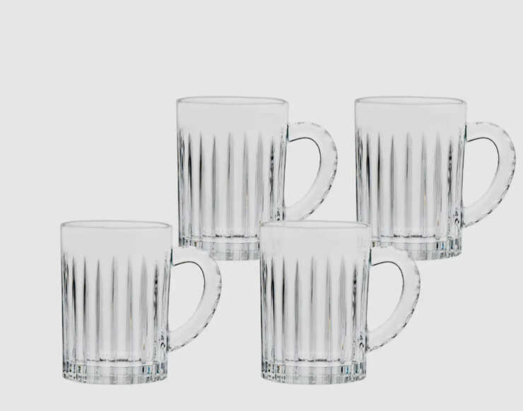 Set of 4 Parallels Mugs