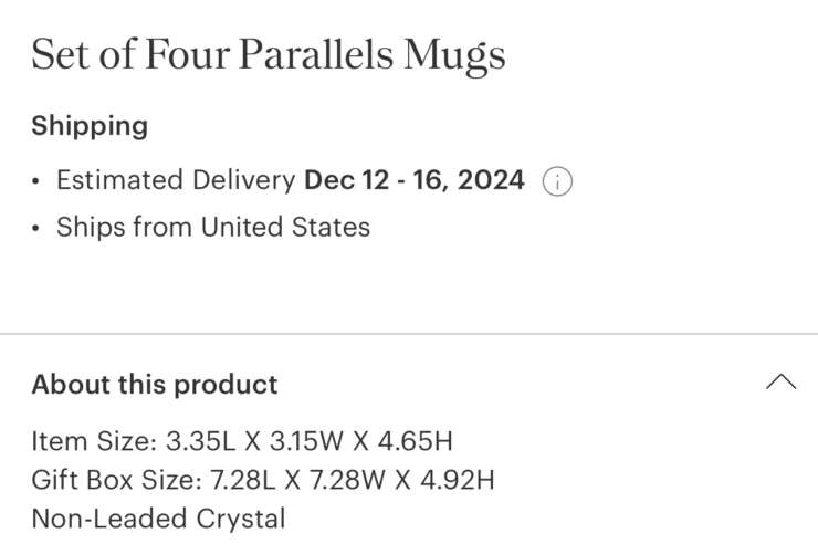 Set of 4 Parallels Mugs - Image 2