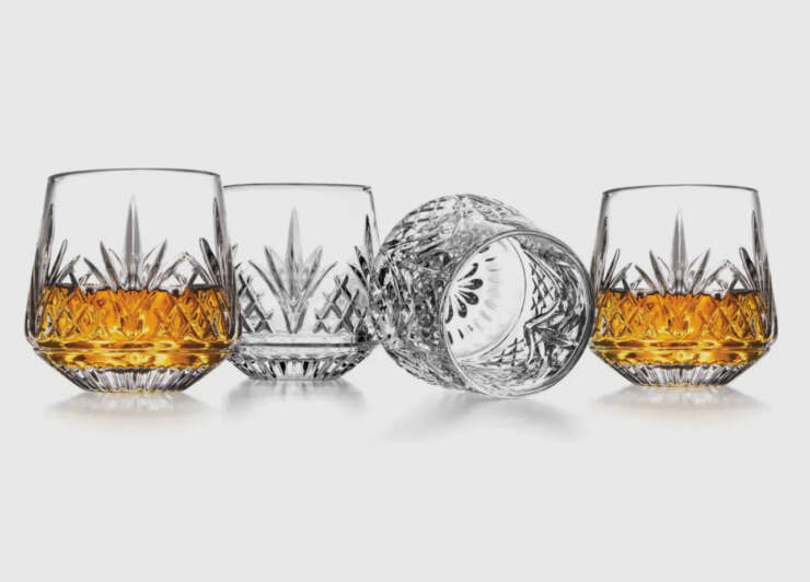 Set of Four Dublin Whiskey Glasses