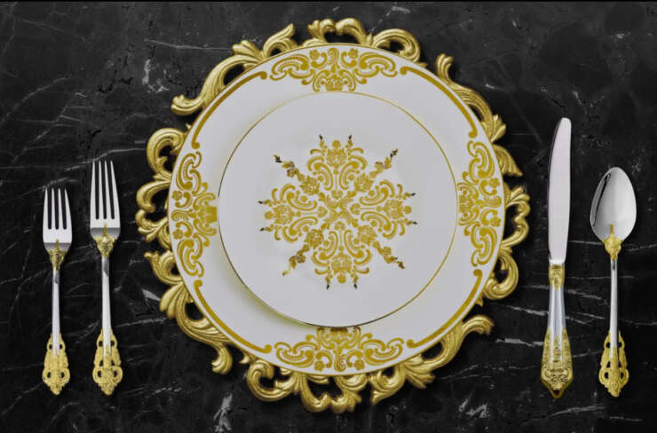 20th Century Barque Dinner Set