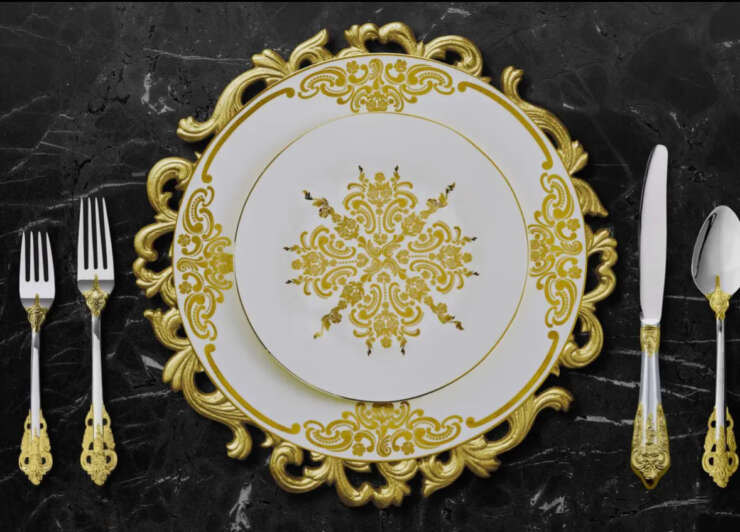 20th Century Barque Dinner Set